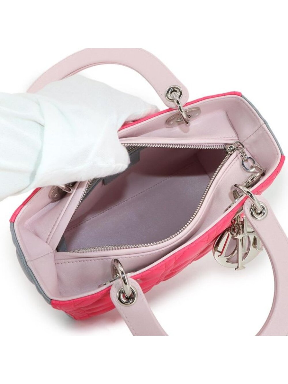 Christian Dior Cannage Lady Medium 2way Hand Bag - Picture 7 of 10